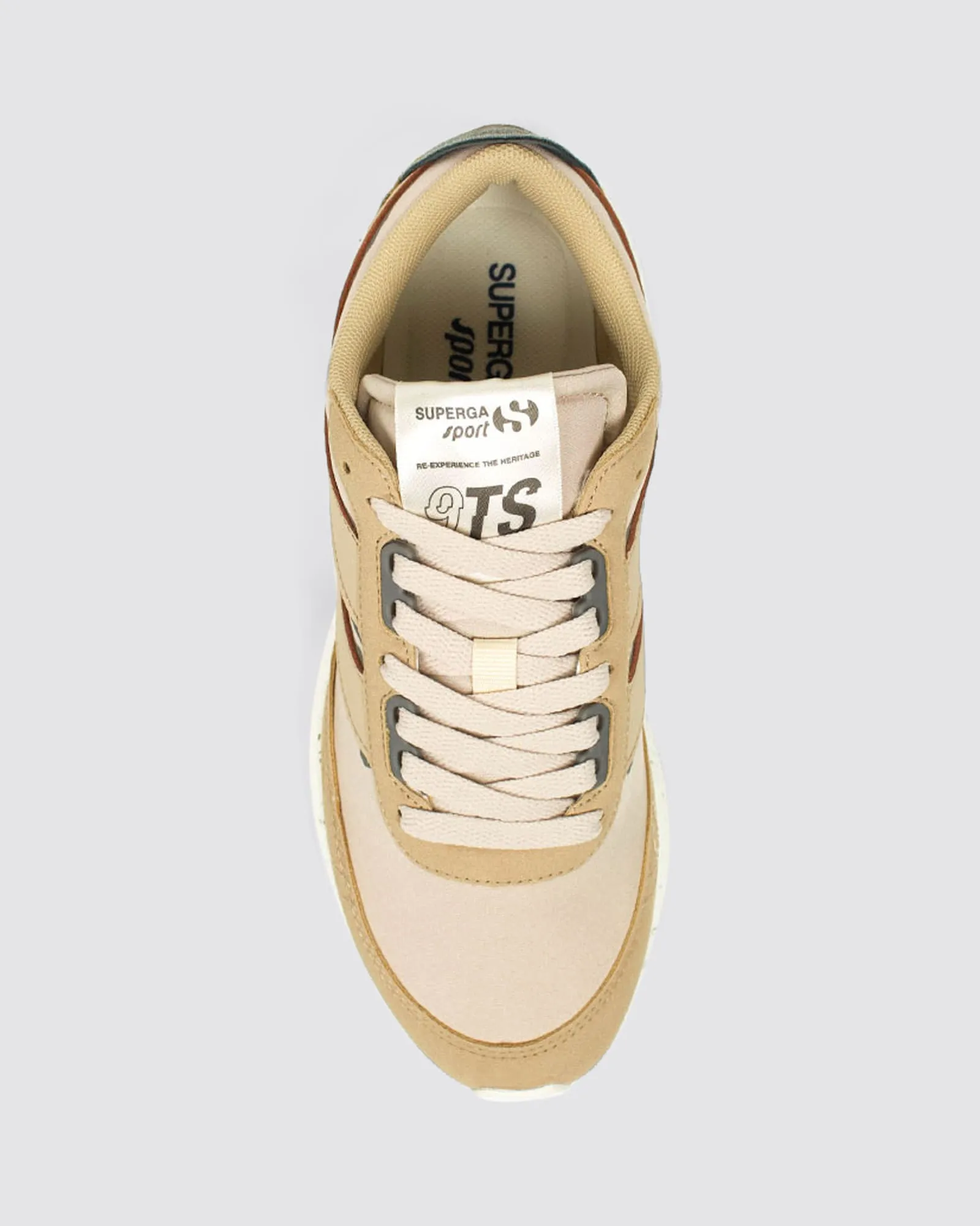 4089 TRAINING SNEAKERS 9TS SLIM CANVAS RIPPED BEIGE/GREY