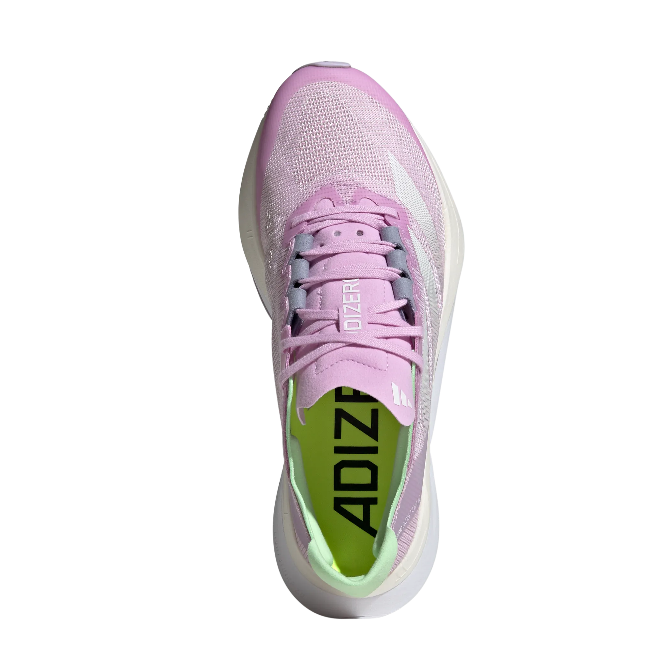 Adidas Adizero Boston 12 Women's Bliss Lilac Metalic Green Spark