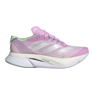 Adidas Adizero Boston 12 Women's Bliss Lilac Metalic Green Spark