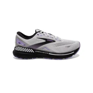 BROOKS ADRENALINE GTS 23 GREY/BLACK/PURPLE - WOMENS