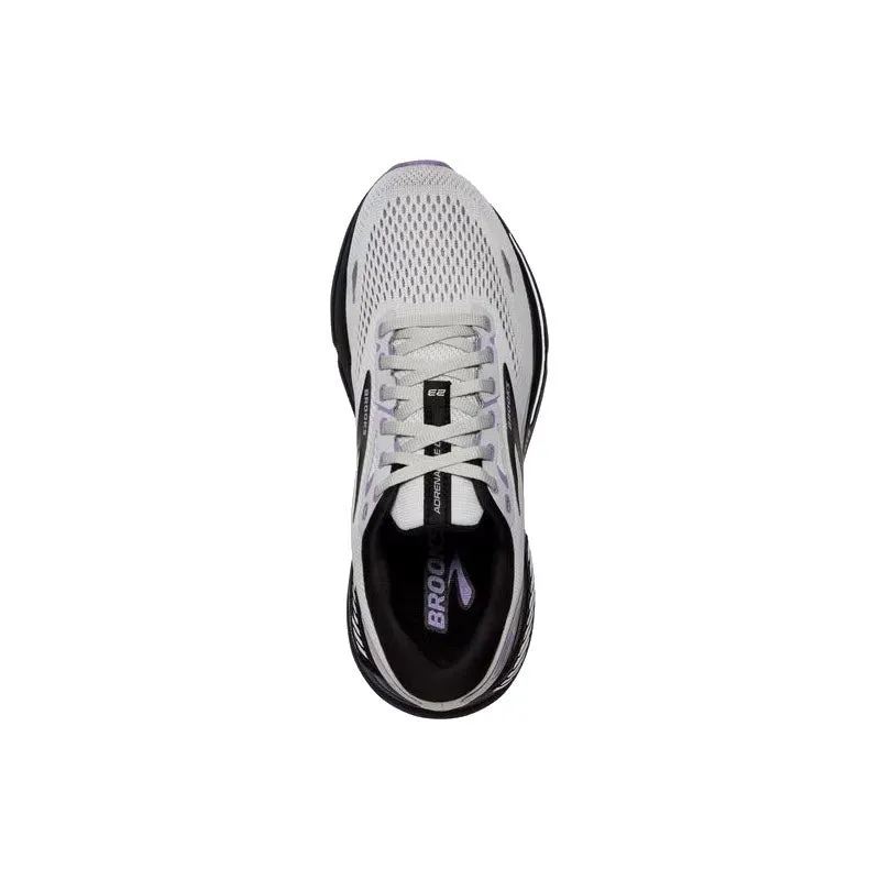 BROOKS ADRENALINE GTS 23 GREY/BLACK/PURPLE - WOMENS