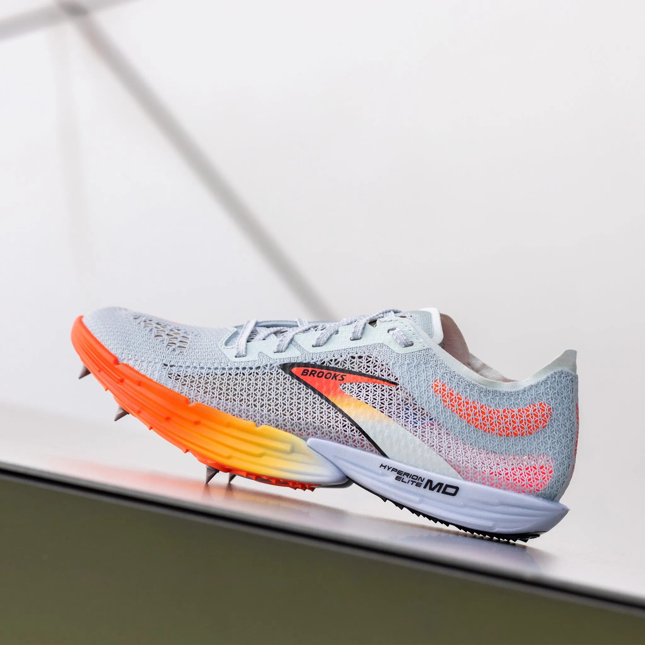 Brooks Hyperion elite MD Unisex Illusion Blue Coral Orange