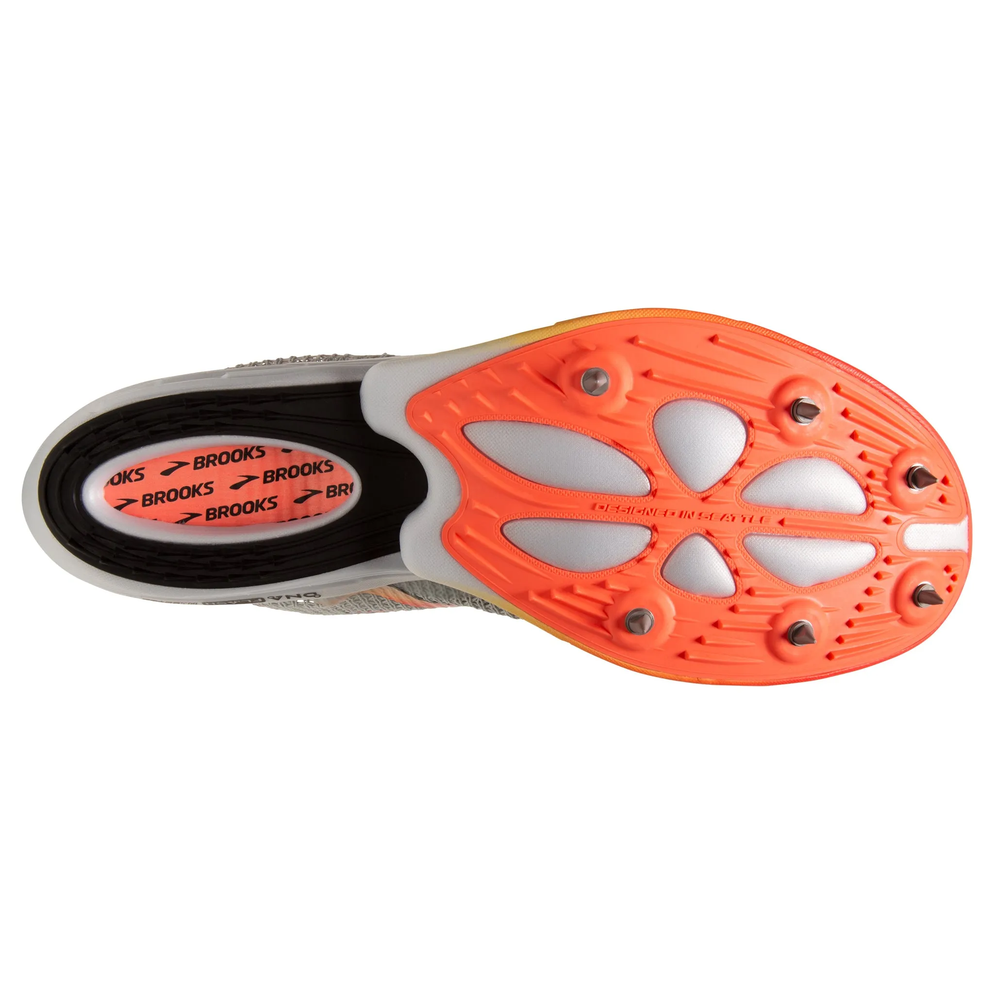 Brooks Hyperion elite MD Unisex Illusion Blue Coral Orange