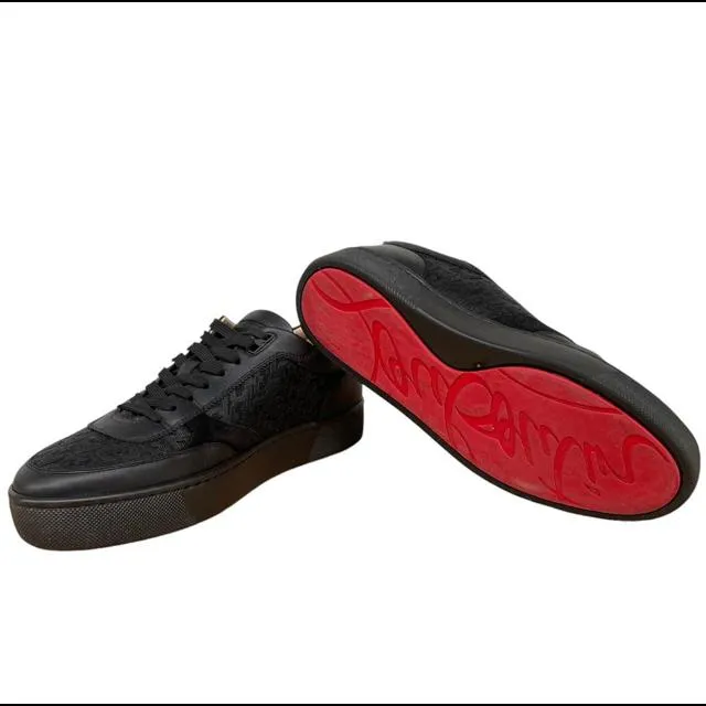 Christian Louboutin Happyrui Leather Trainers UK 8.5
