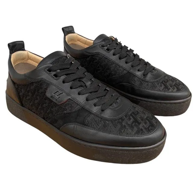 Christian Louboutin Happyrui Leather Trainers UK 8.5