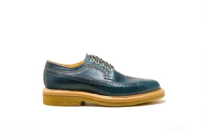 Concho Long Wing Brogues Navy CXL