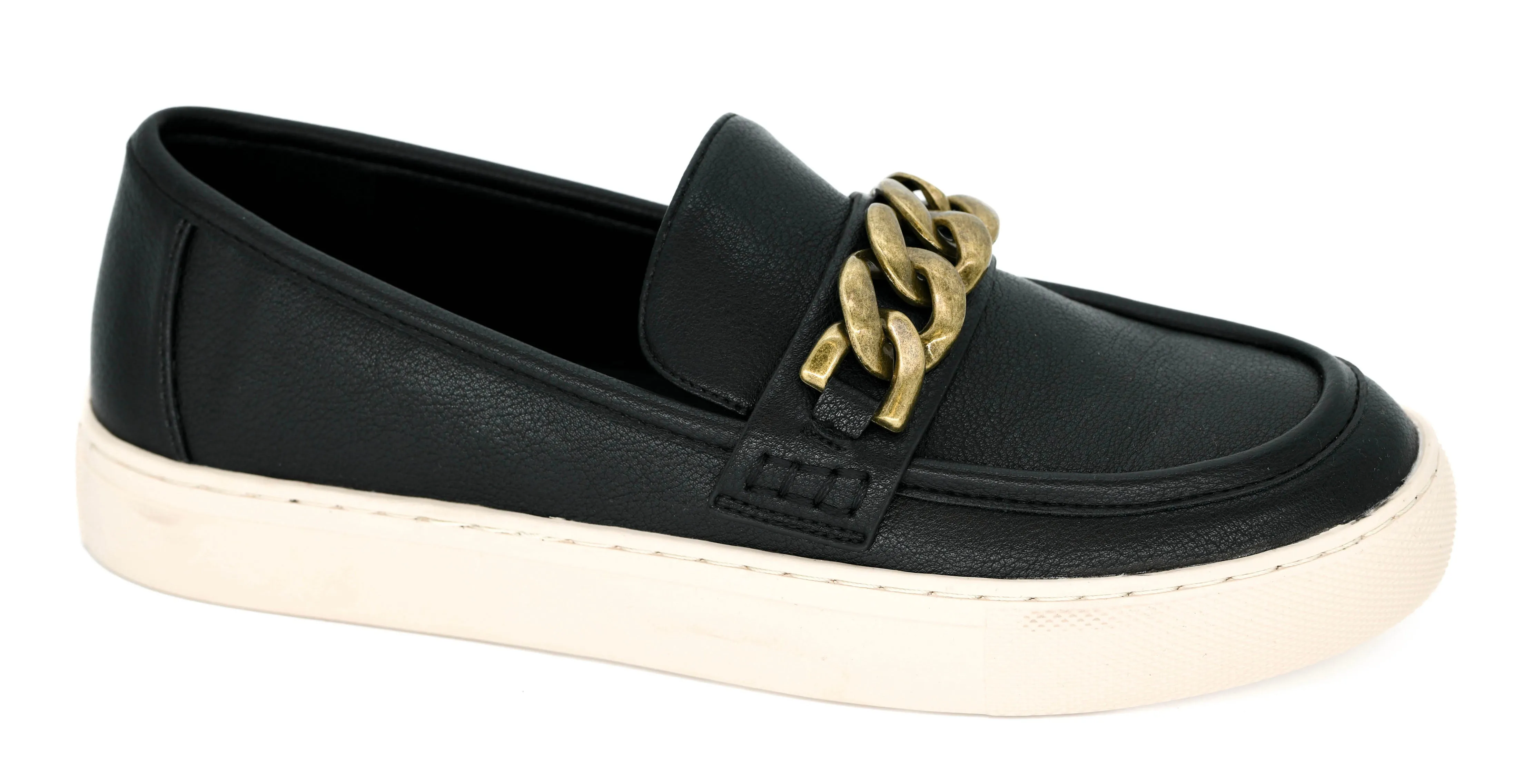 Corkys "Chain Reaction" Loafer in Black Final Sale