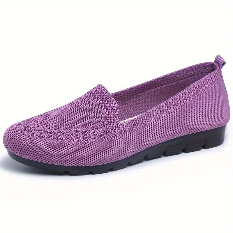 Dames slip-on loafers-licht en ademende gaasschoenen