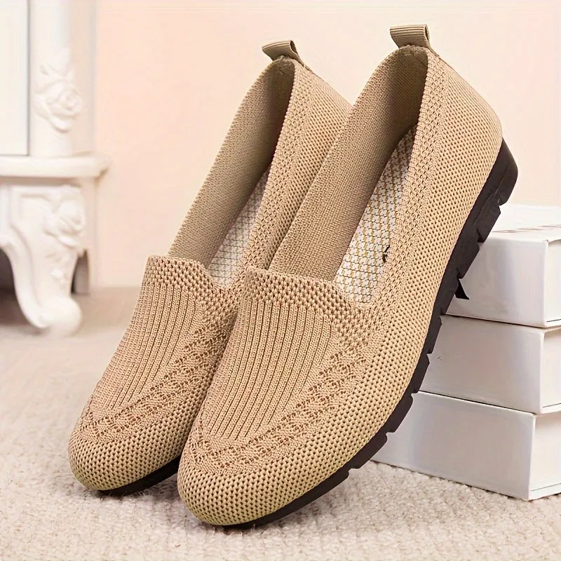 Dames slip-on loafers-licht en ademende gaasschoenen