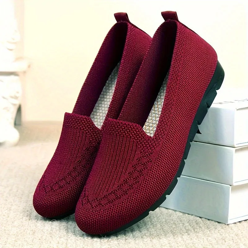 Dames slip-on loafers-licht en ademende gaasschoenen