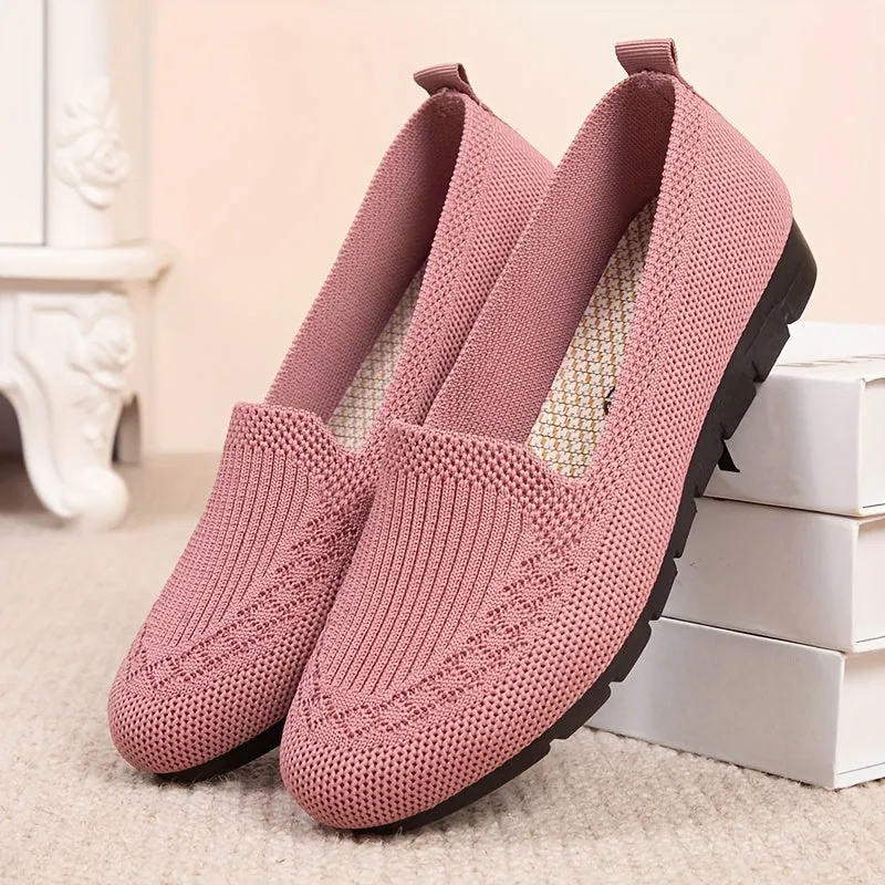 Dames slip-on loafers-licht en ademende gaasschoenen