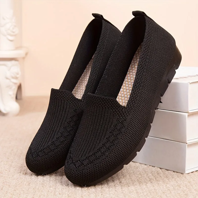 Dames slip-on loafers-licht en ademende gaasschoenen