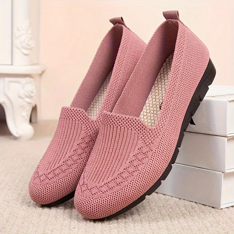 Dames slip-on loafers-licht en ademende gaasschoenen