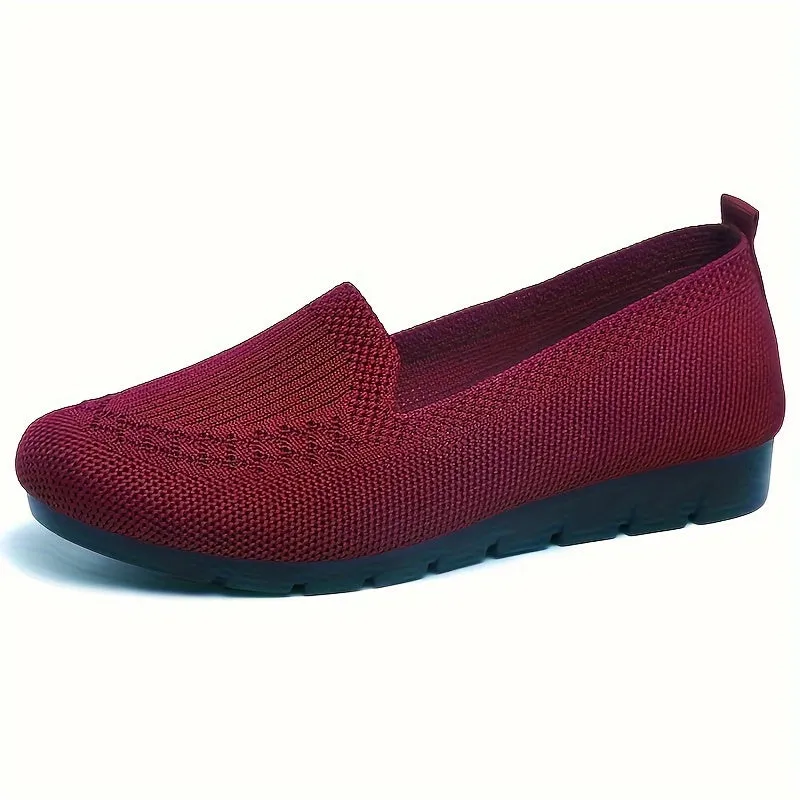 Dames slip-on loafers-licht en ademende gaasschoenen
