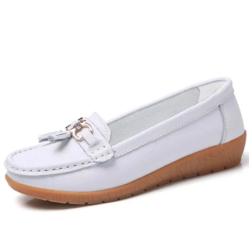 Faye - Tassel Slip On Loafers