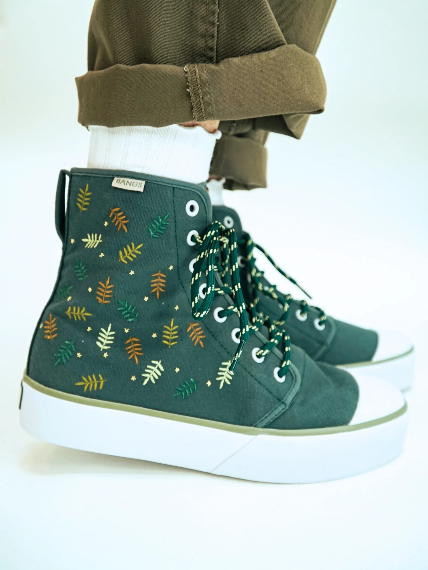 Forest Fern Platform High Top