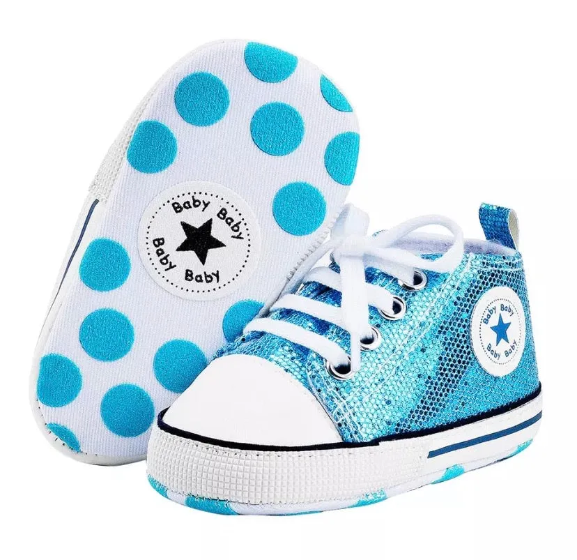 Glitter High Top Shoes