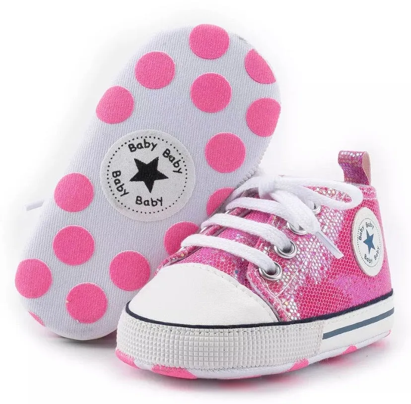 Glitter High Top Shoes