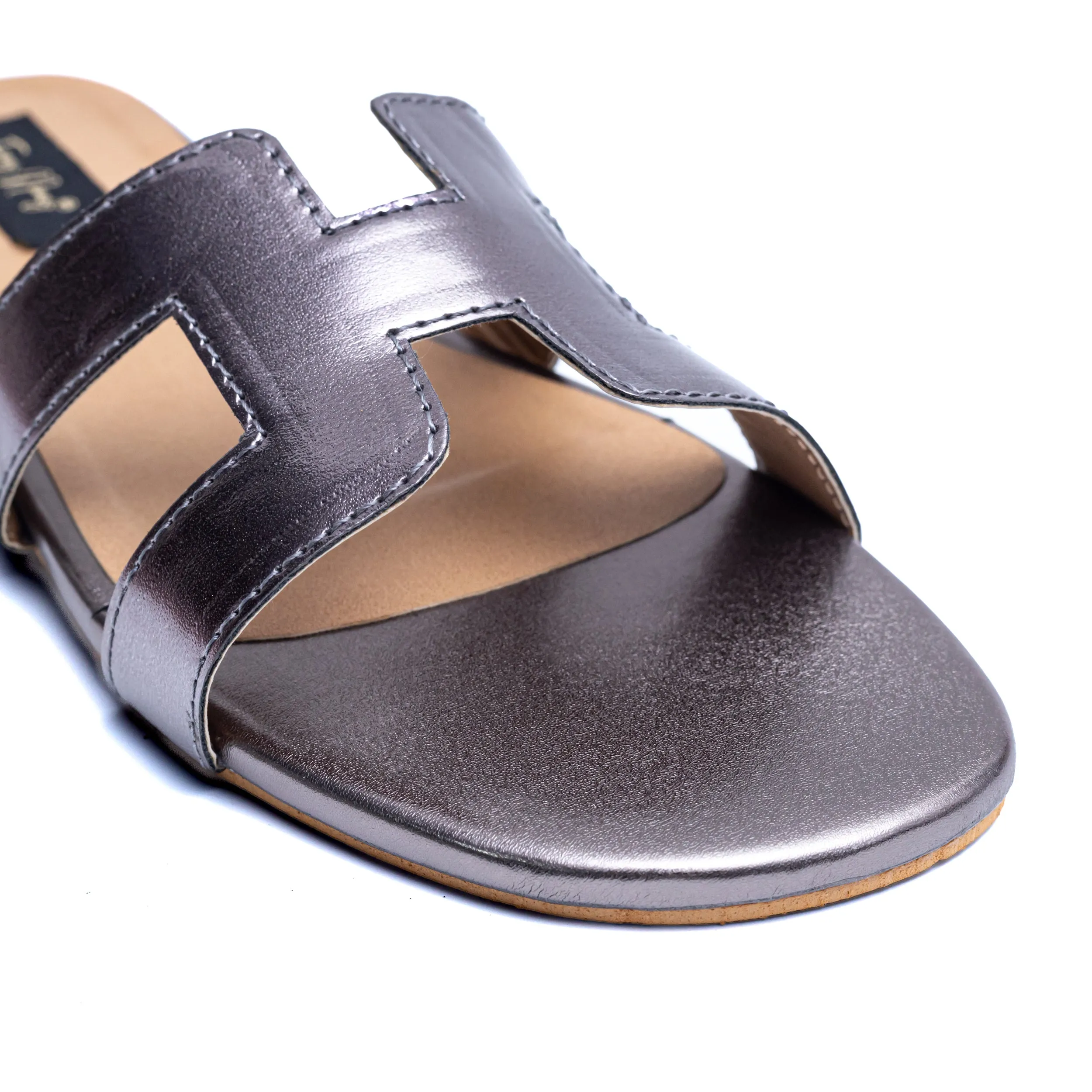 H Style Flats - Grey
