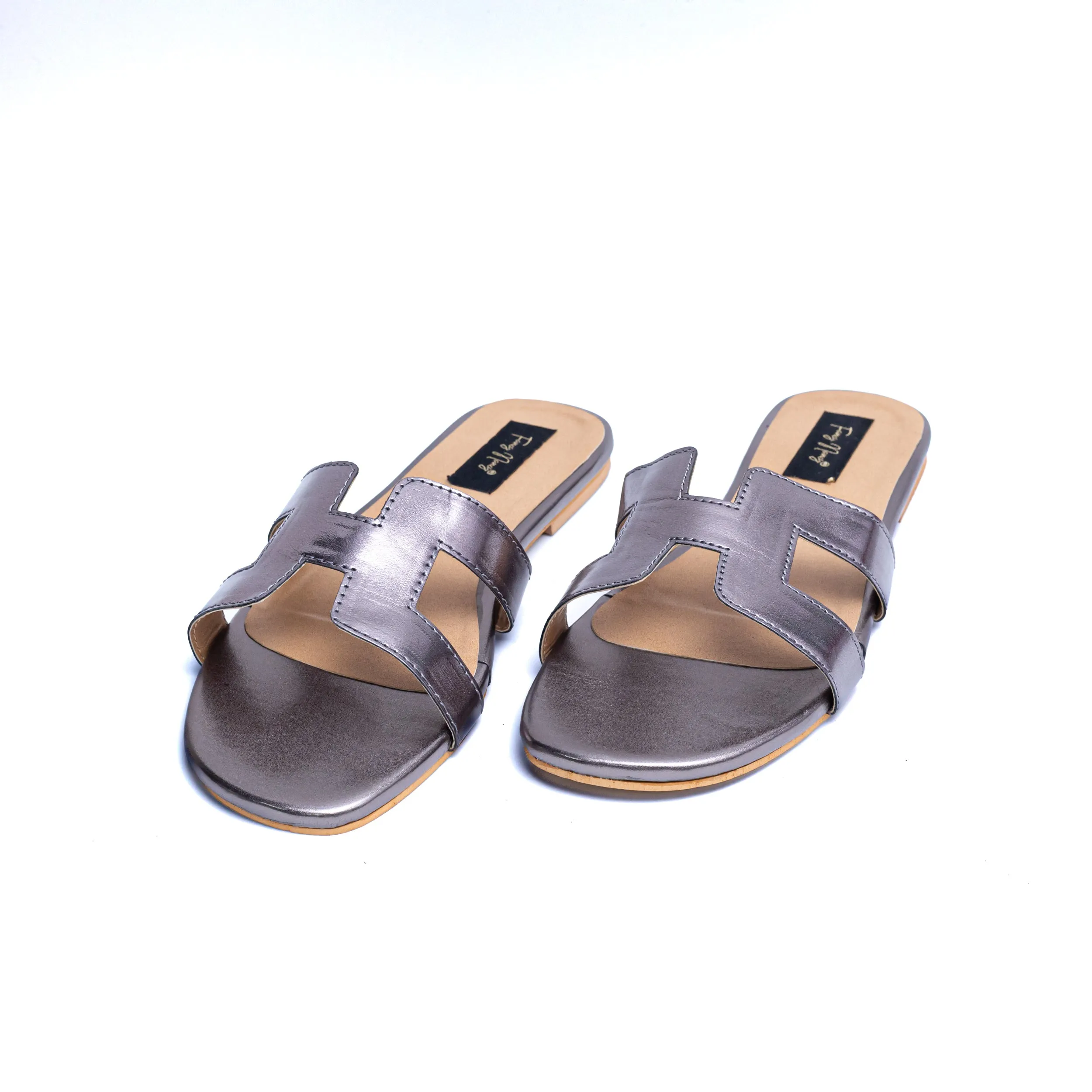 H Style Flats - Grey