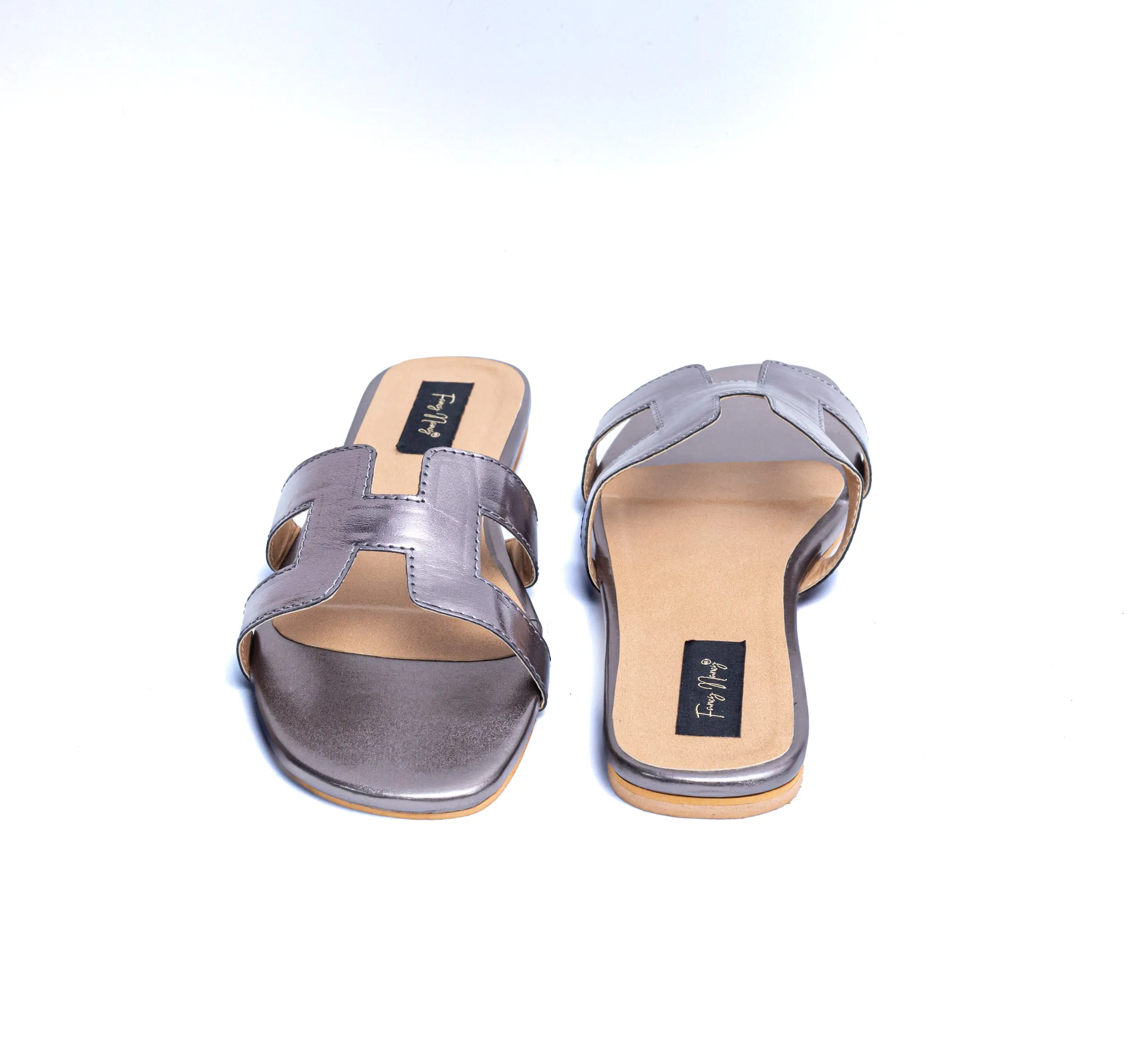 H Style Flats - Grey