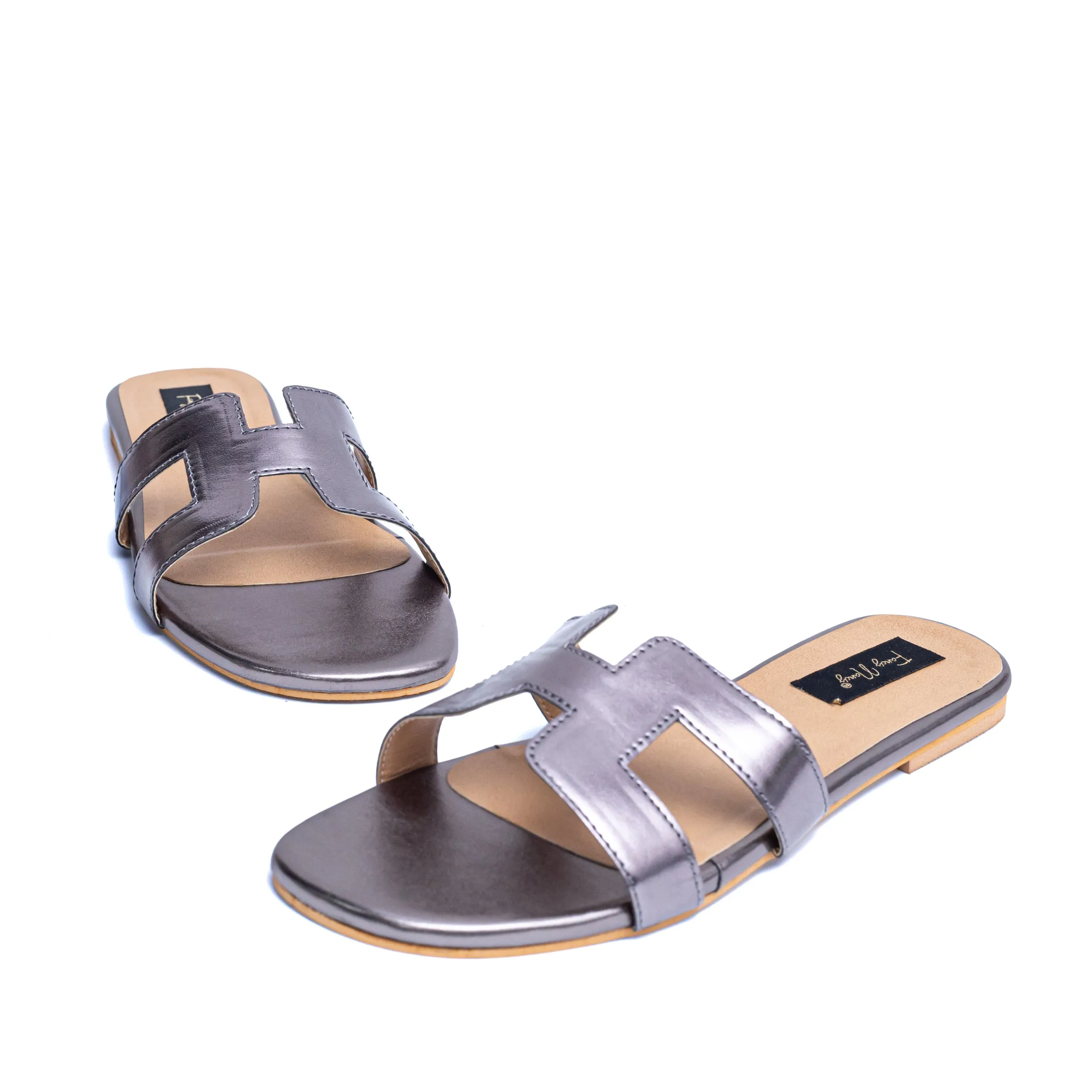 H Style Flats - Grey