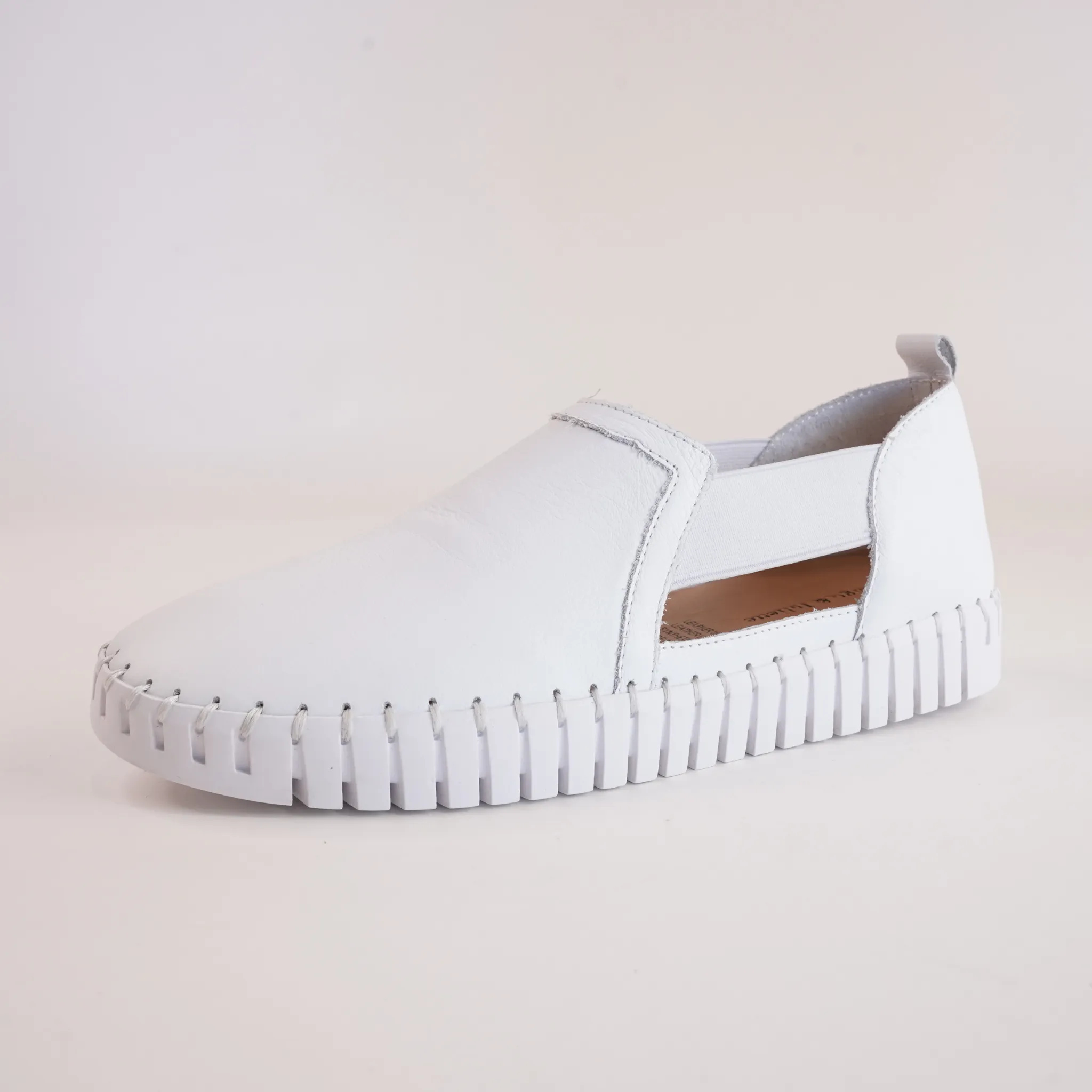 Harmless White Leather Sneakers