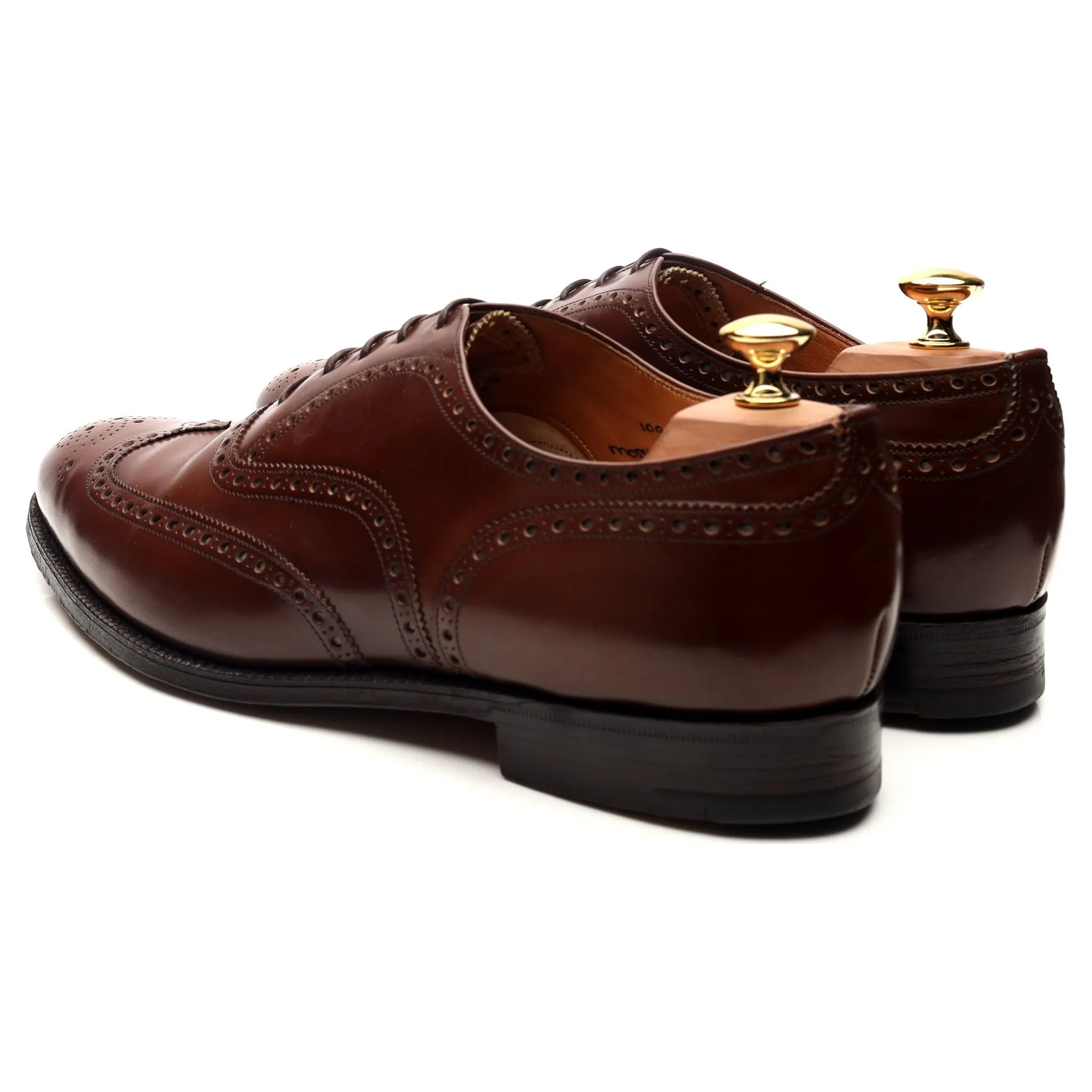 'Hickstead' Brown Leather Brogues UK 10 G