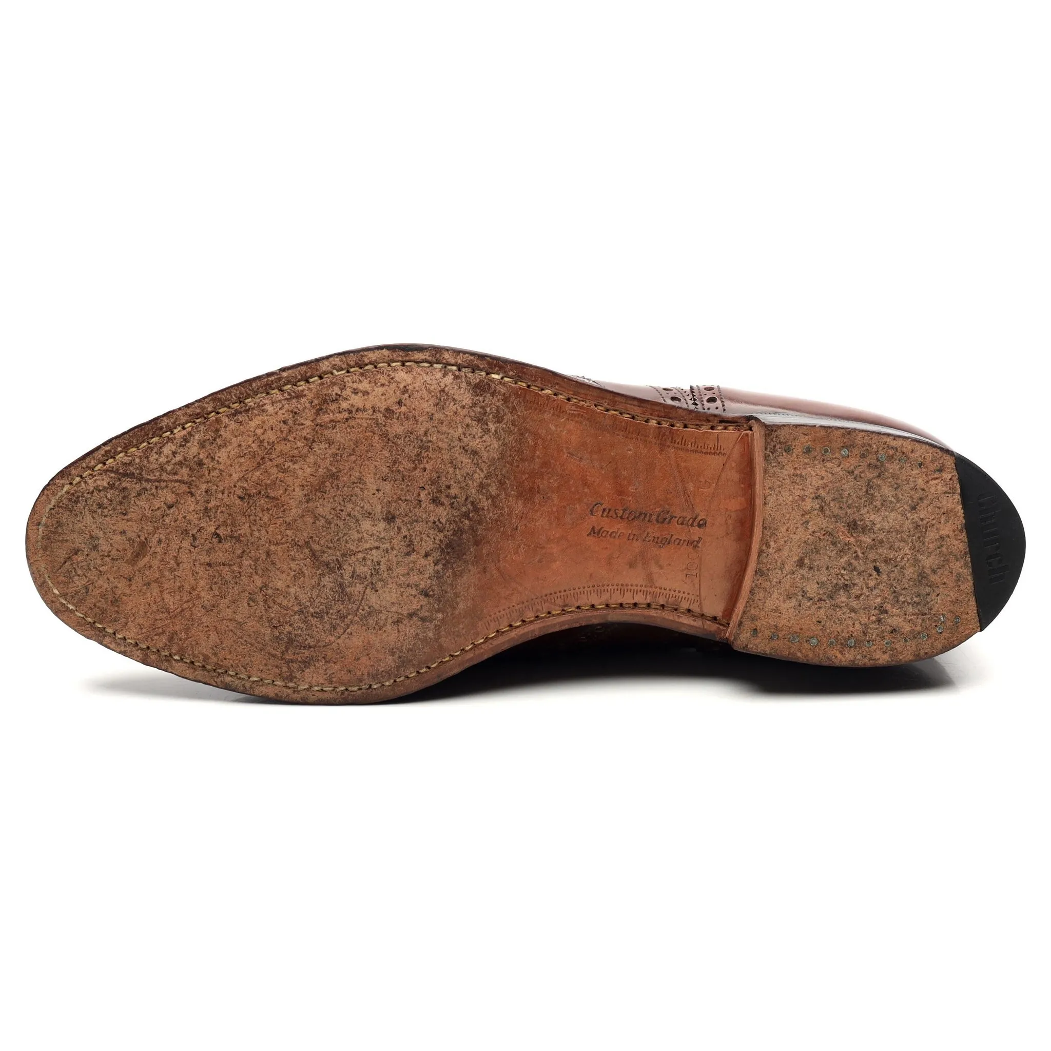 'Hickstead' Brown Leather Brogues UK 10 G