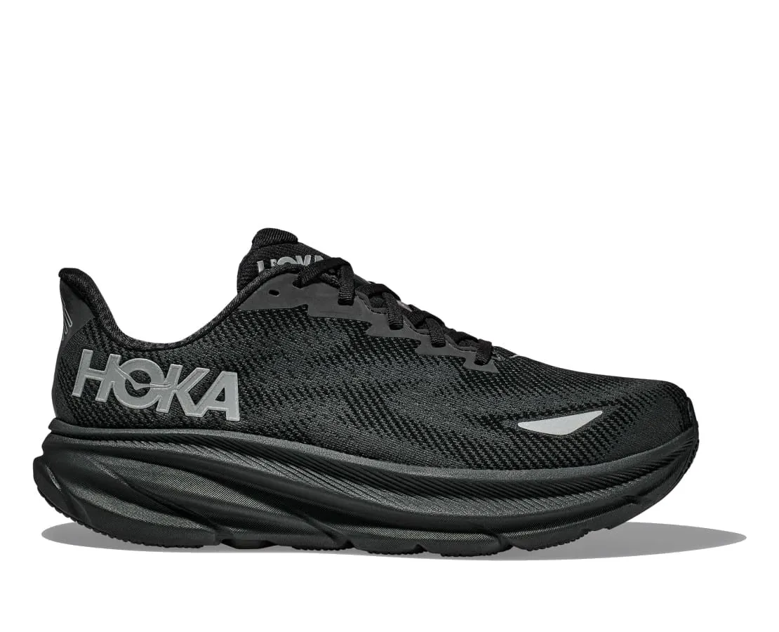 Hoka Women's Clifton 9 GORE-TEX Waterproof - Black/Black