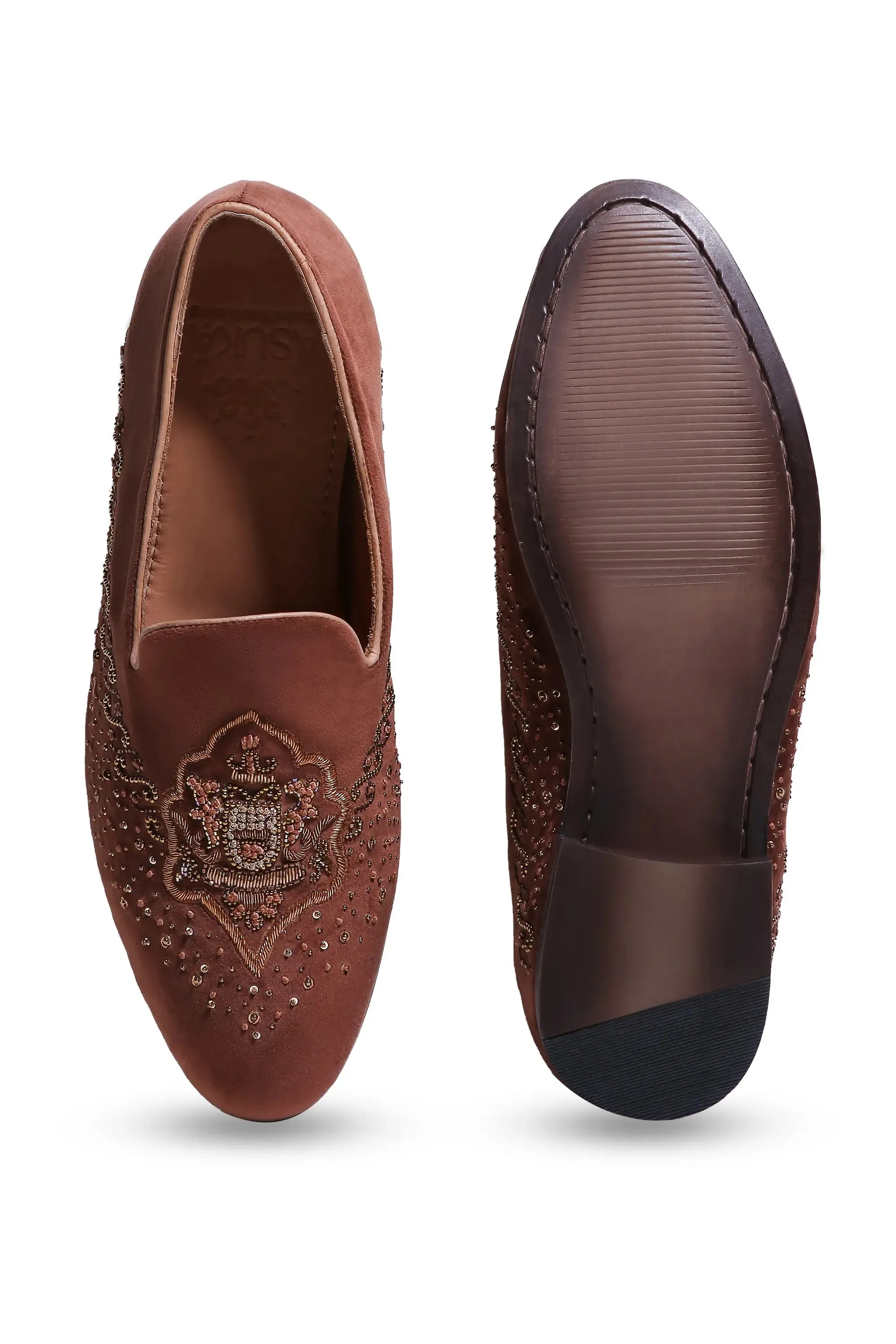 Imperial Velvet Crowned Elegance Slip On