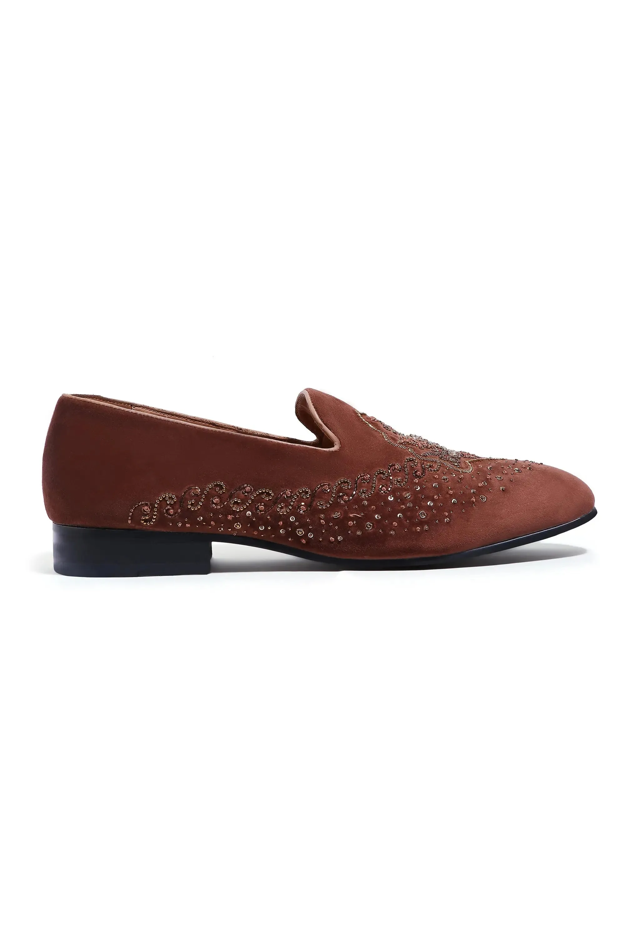 Imperial Velvet Crowned Elegance Slip On