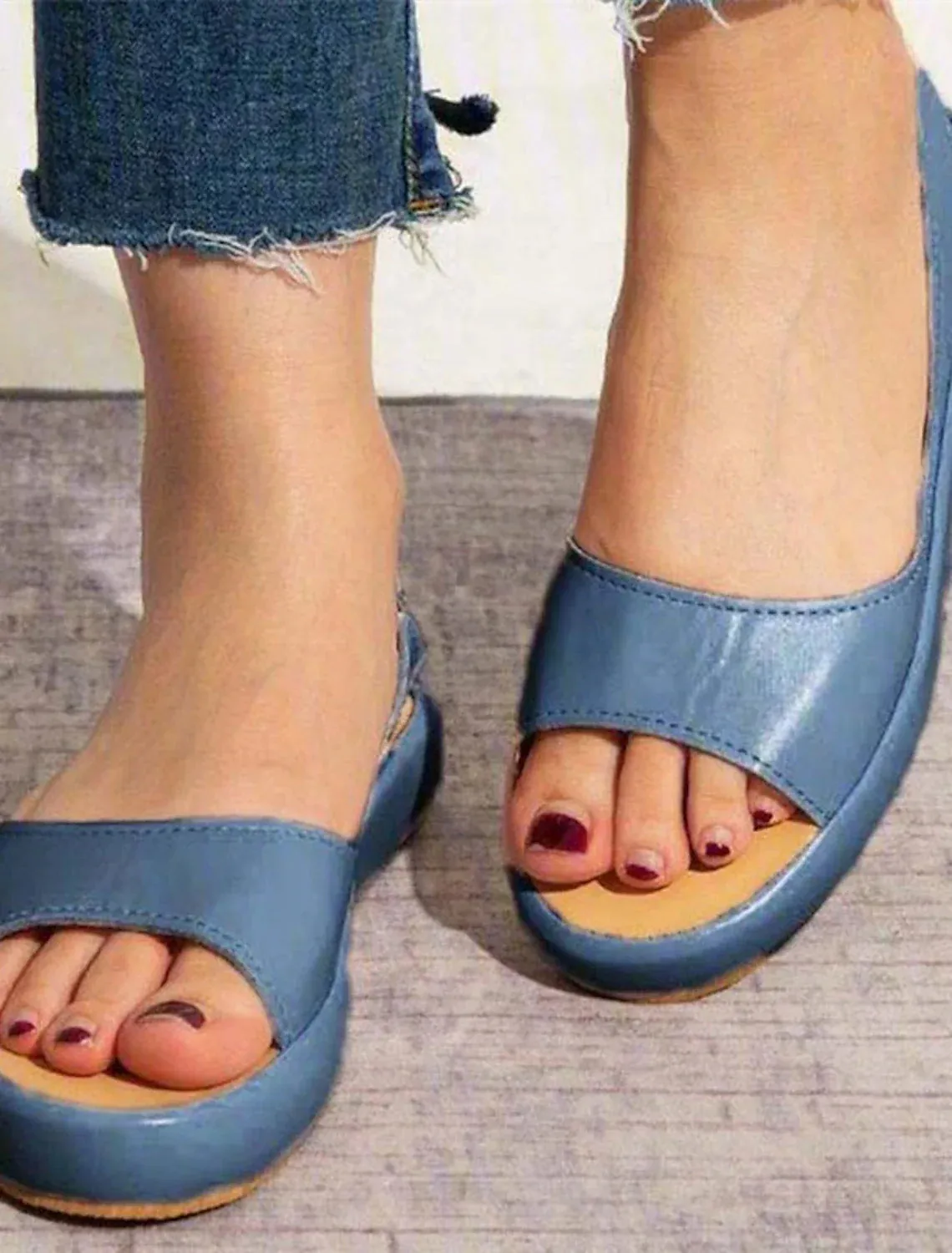 Isabella - Mujer Sandalen Slip-Ons