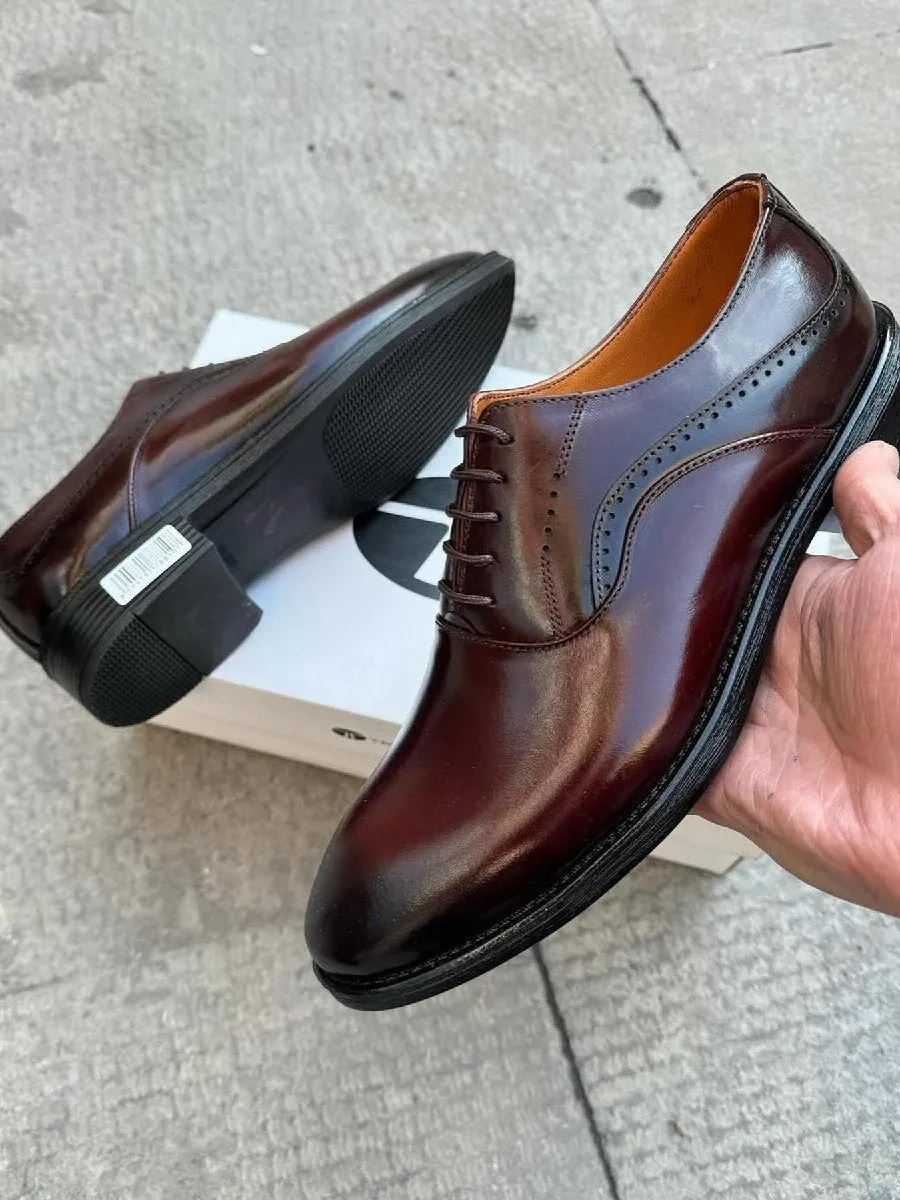 Leather Brogues Oxford Shoes