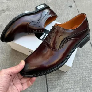 Leather Brogues Oxford Shoes