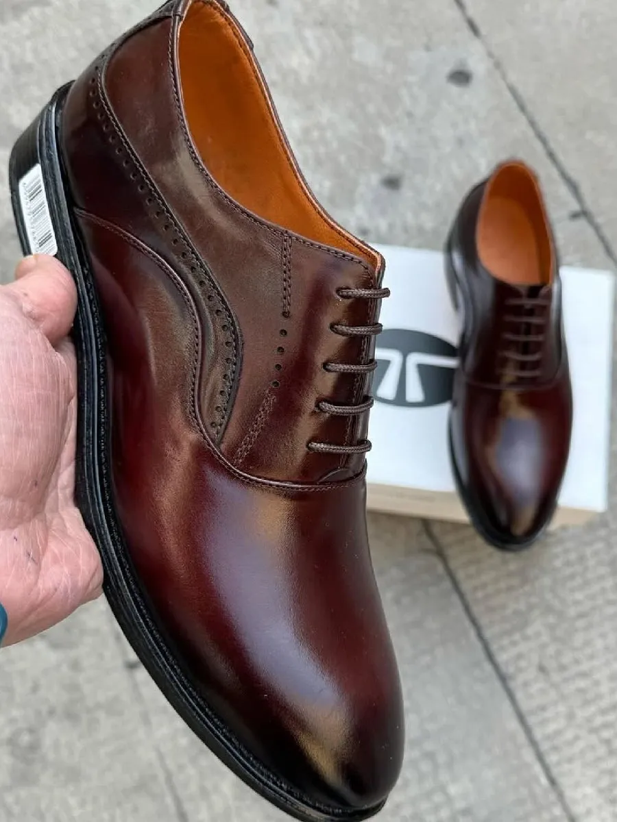 Leather Brogues Oxford Shoes