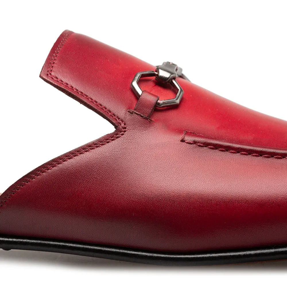 Leather Ornament Mule