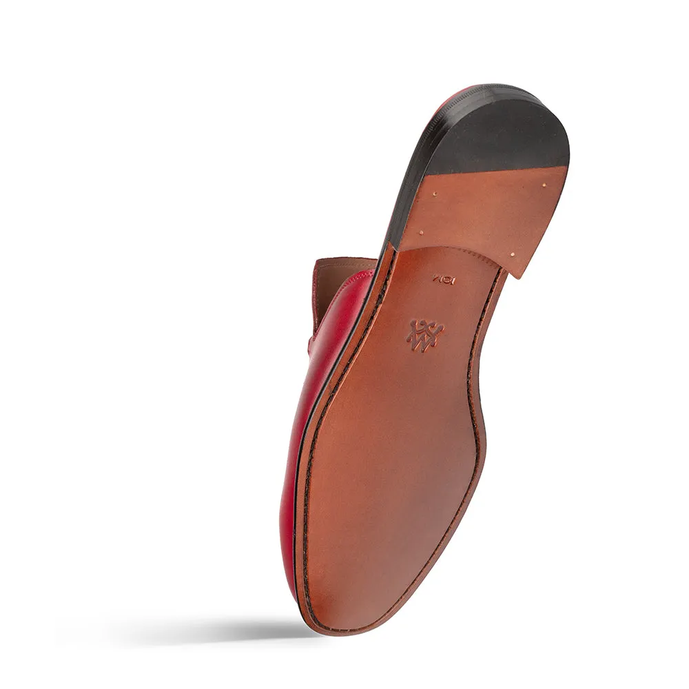 Leather Ornament Mule
