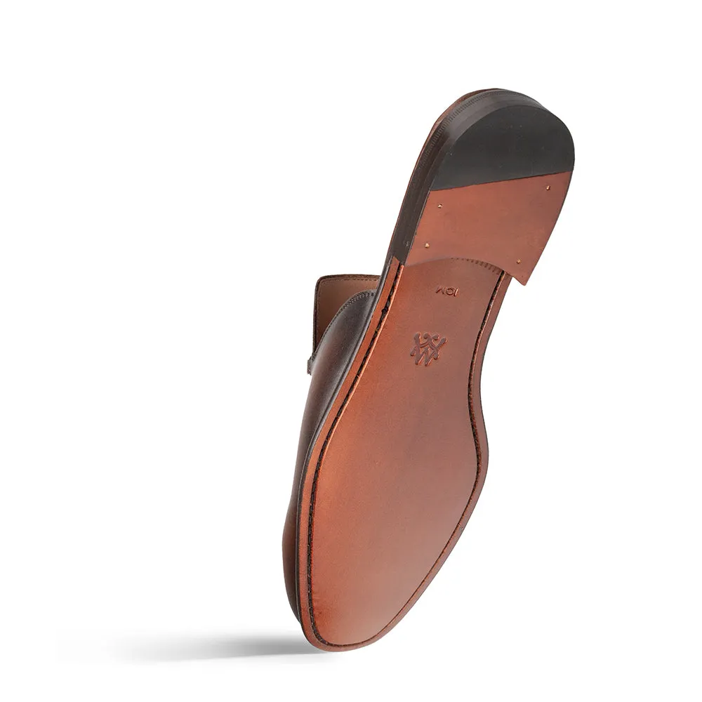 Leather Ornament Mule