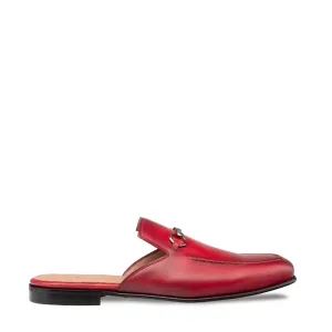 Leather Ornament Mule