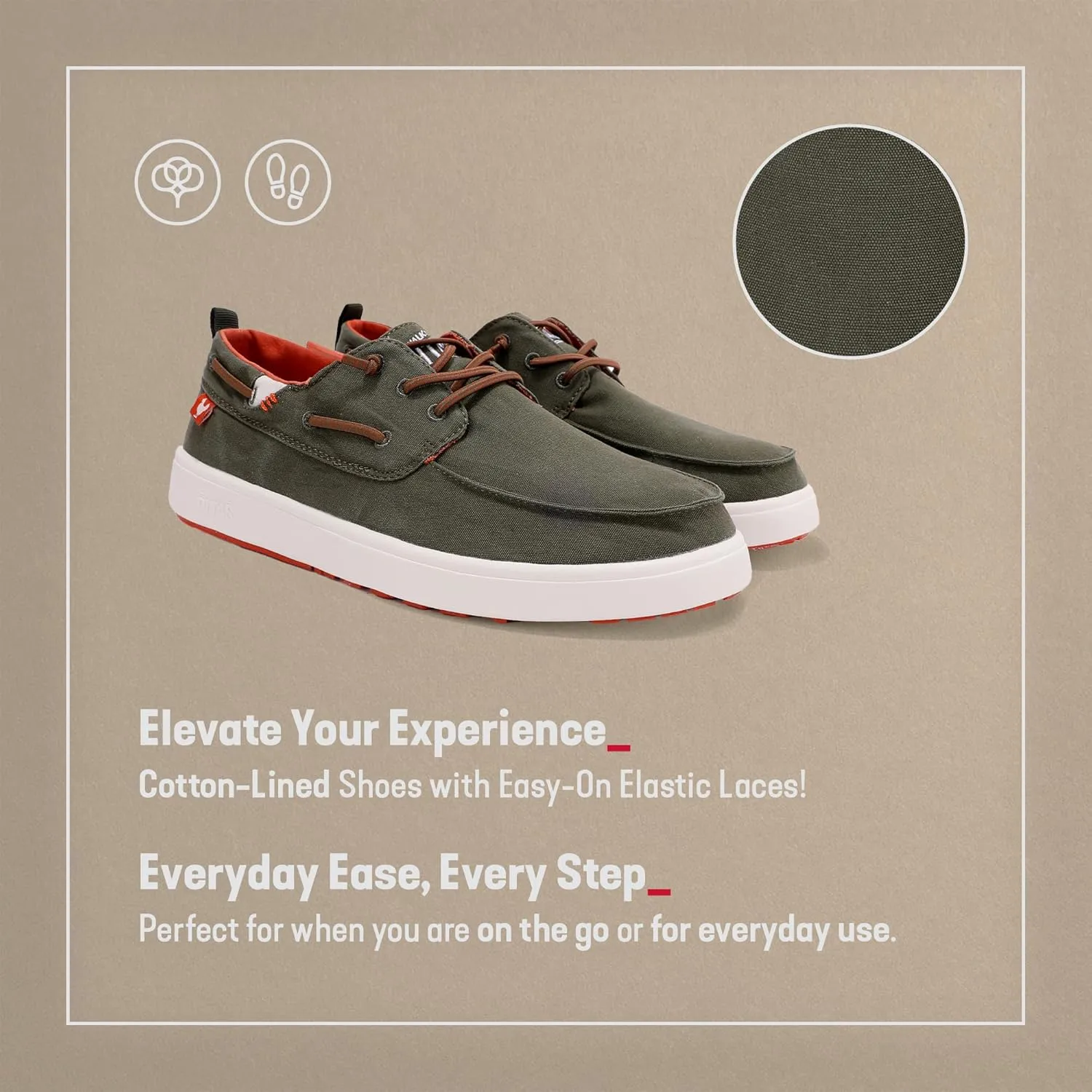 Mens Maui Boat Shoes | Casual Slip-On Loafers for Men | Ultralight & Breathable Slip On Shoes | Multicolors