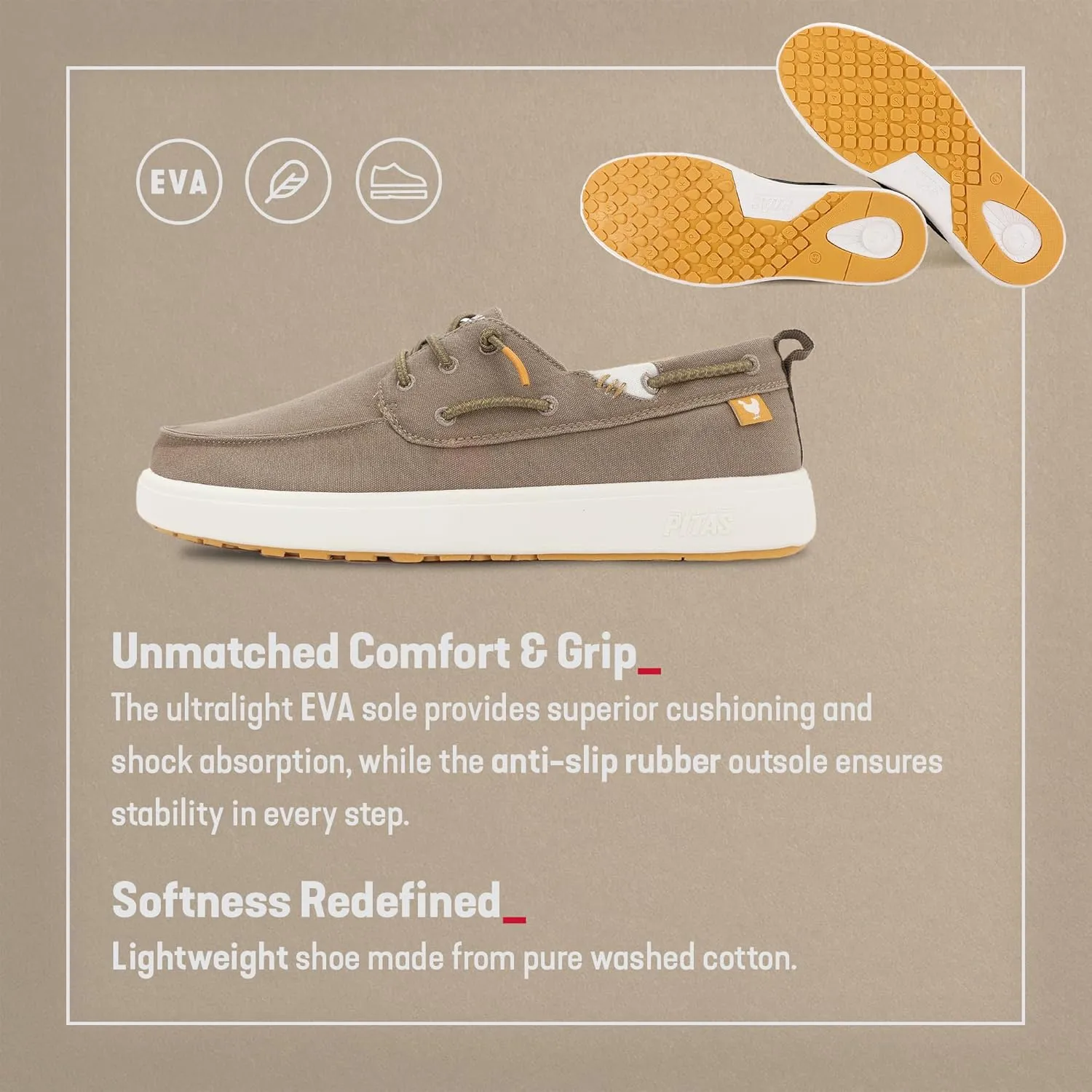 Mens Maui Boat Shoes | Casual Slip-On Loafers for Men | Ultralight & Breathable Slip On Shoes | Multicolors