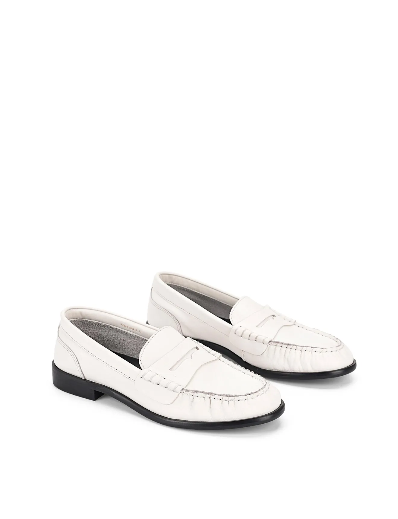 Paddy Loafers - Chalk White Leather