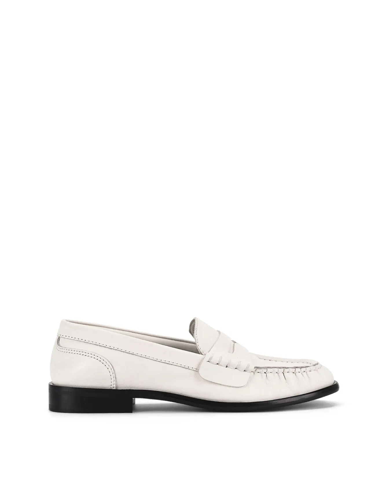 Paddy Loafers - Chalk White Leather
