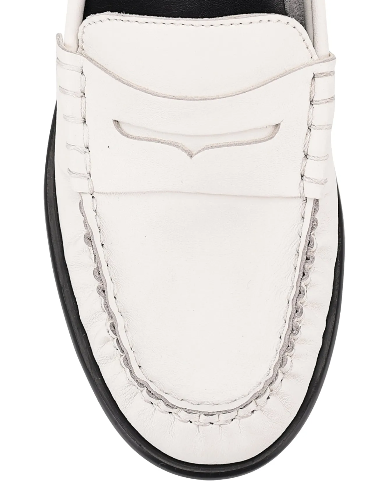 Paddy Loafers - Chalk White Leather