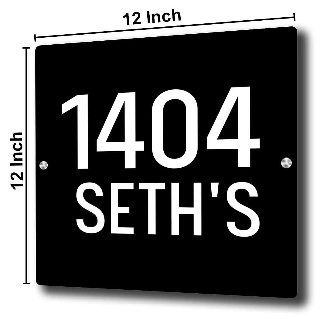 Personalized Name Board for Home Office Door Flats Bungalows-Acrylic