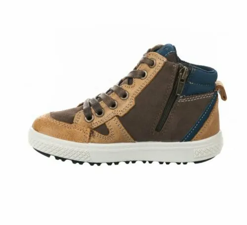 Primigi Brown / Beige Suede High Trainers