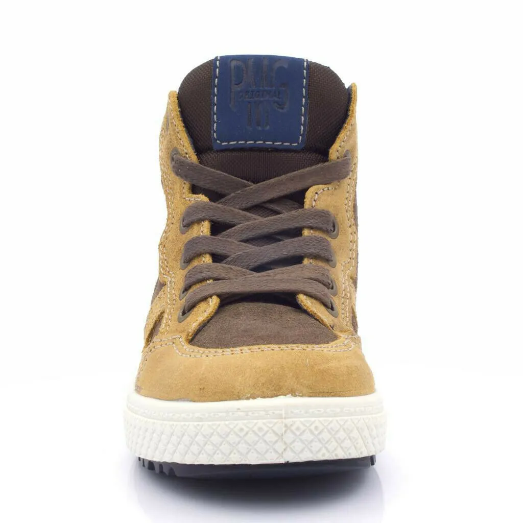 Primigi Brown / Beige Suede High Trainers