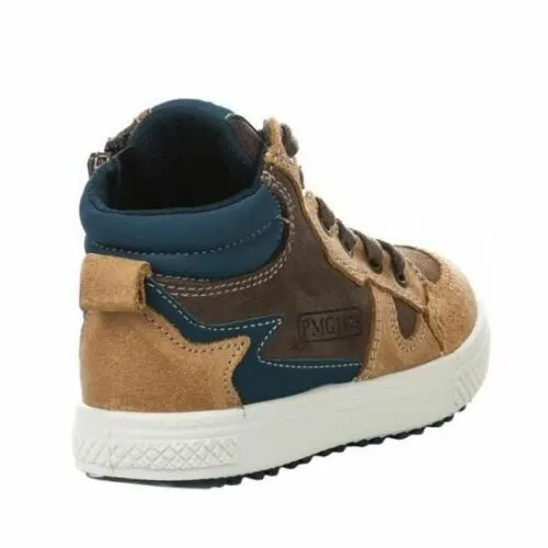 Primigi Brown / Beige Suede High Trainers