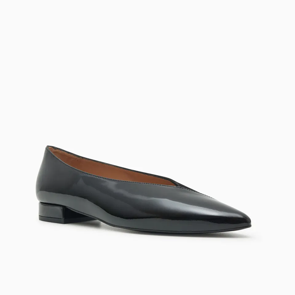 Real Two Pointed Toe Flat